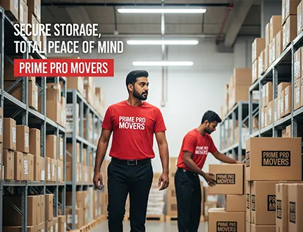 Clean and Secure Storage Space in Gurugram - Prime Pro Movers